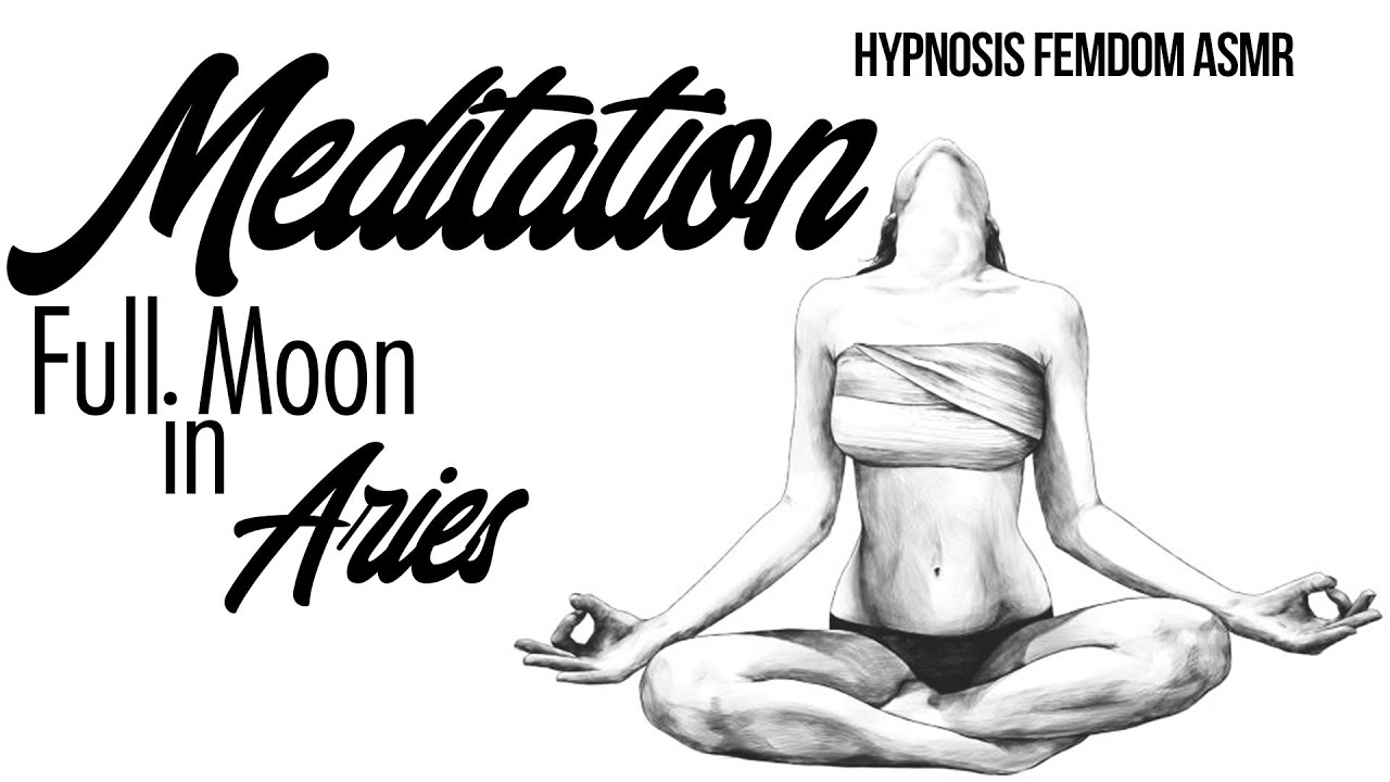 F4M Guided Meditation Full Moon Aries GFE -  Gentle FDom hypnosis asmr good boy relax gentle GFE