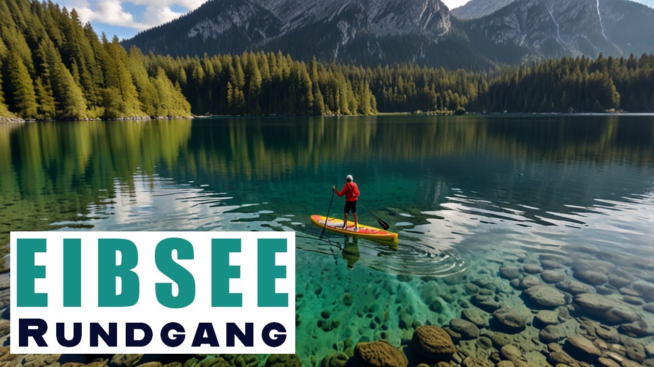 Wandern am Eibsee bei Grainau │ Zugspitzregion Sommer 2025 │ Regen trifft Schönheit │ 4K