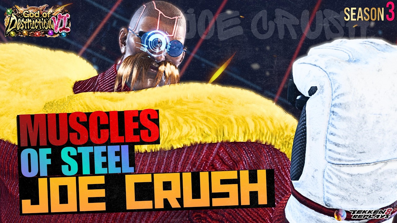 T8 🔥 JOE CRUSH 🔥 Jack-8: The Man of Steel | Tekken 8 High Level Gameplay