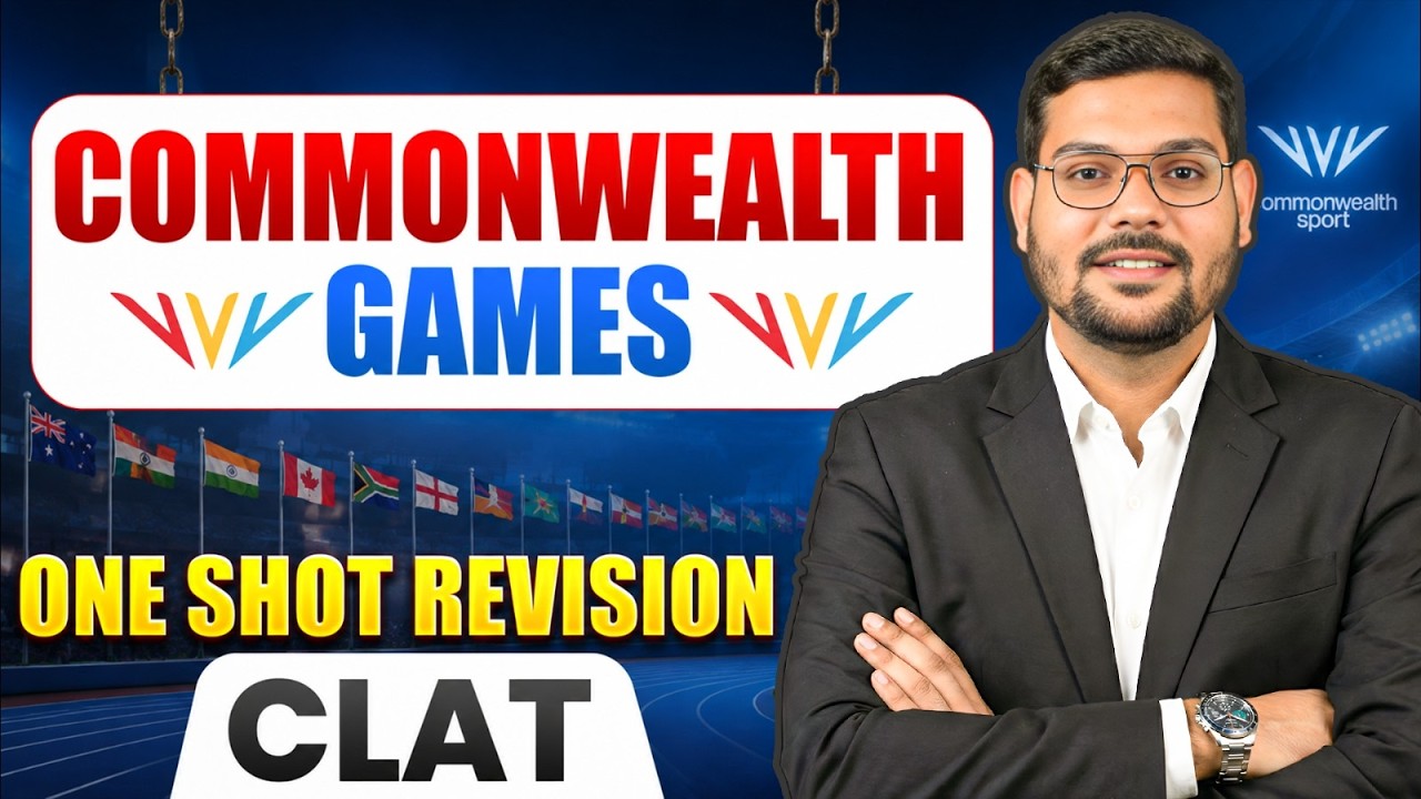 Commonwealth Games for CLAT 2027 | One Shot GK Revision | LIVE