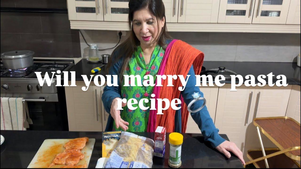 FULL AND AUTHENTIC RECIPE 🫶OF ALFREDO PASTA 🍝😋AKA WILL YOU MARRY ME PASTA 😜❤️