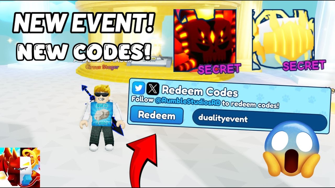 НОВЫЕ *СЕКРЕТНЫЕ* КОДЫ ДЛЯ СОБЫТИЯ &laquo;ДВОЙСТВИЕ&raquo; В BUBBLE GUM SIMULATOR INFINITY! НОВЫЕ ВОЗМОЖНОСТИ...