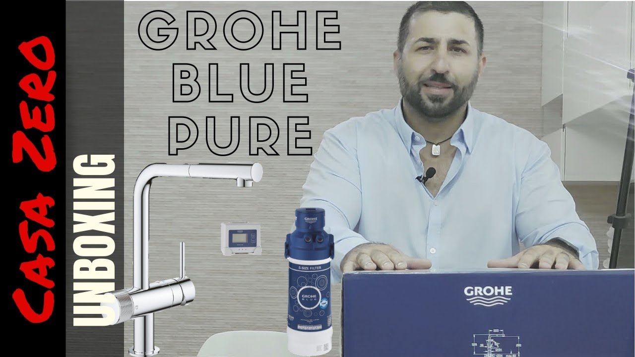 Unboxing Depuratore Acqua Grohe Blue Pure Minta: Progetto casa Zero Plastic free  1° Parte