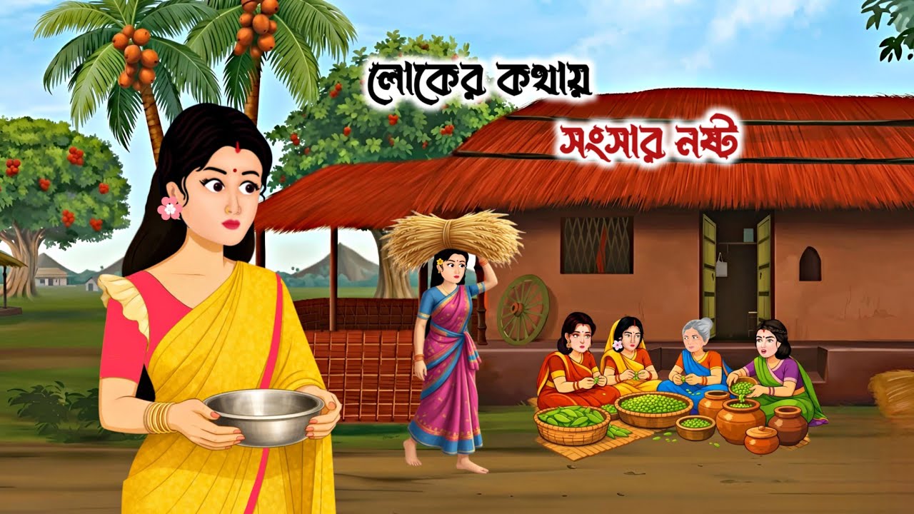 লোকের কথায় সংসার নষ্ট || Bengali Moral Stories || Thakurmar