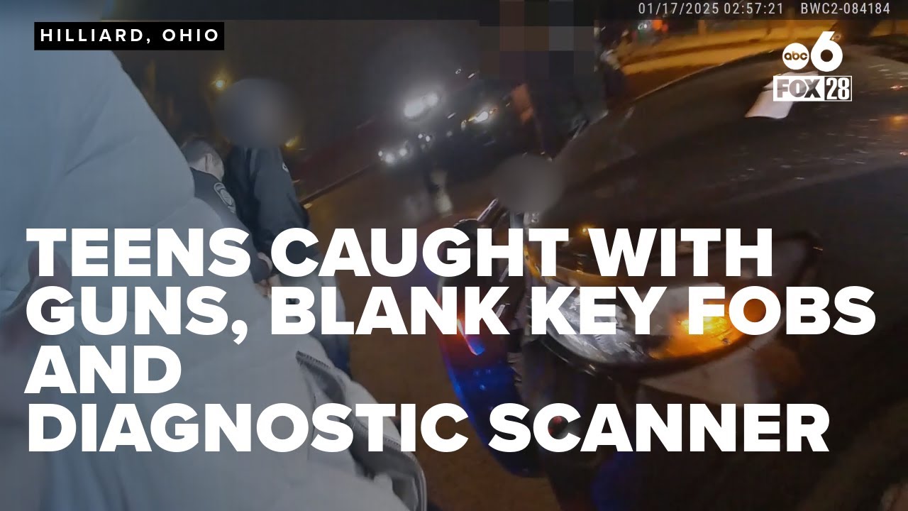3 adults, 1 juvenile charged in Hilliard after blank key fobs, diagnostic scanner found