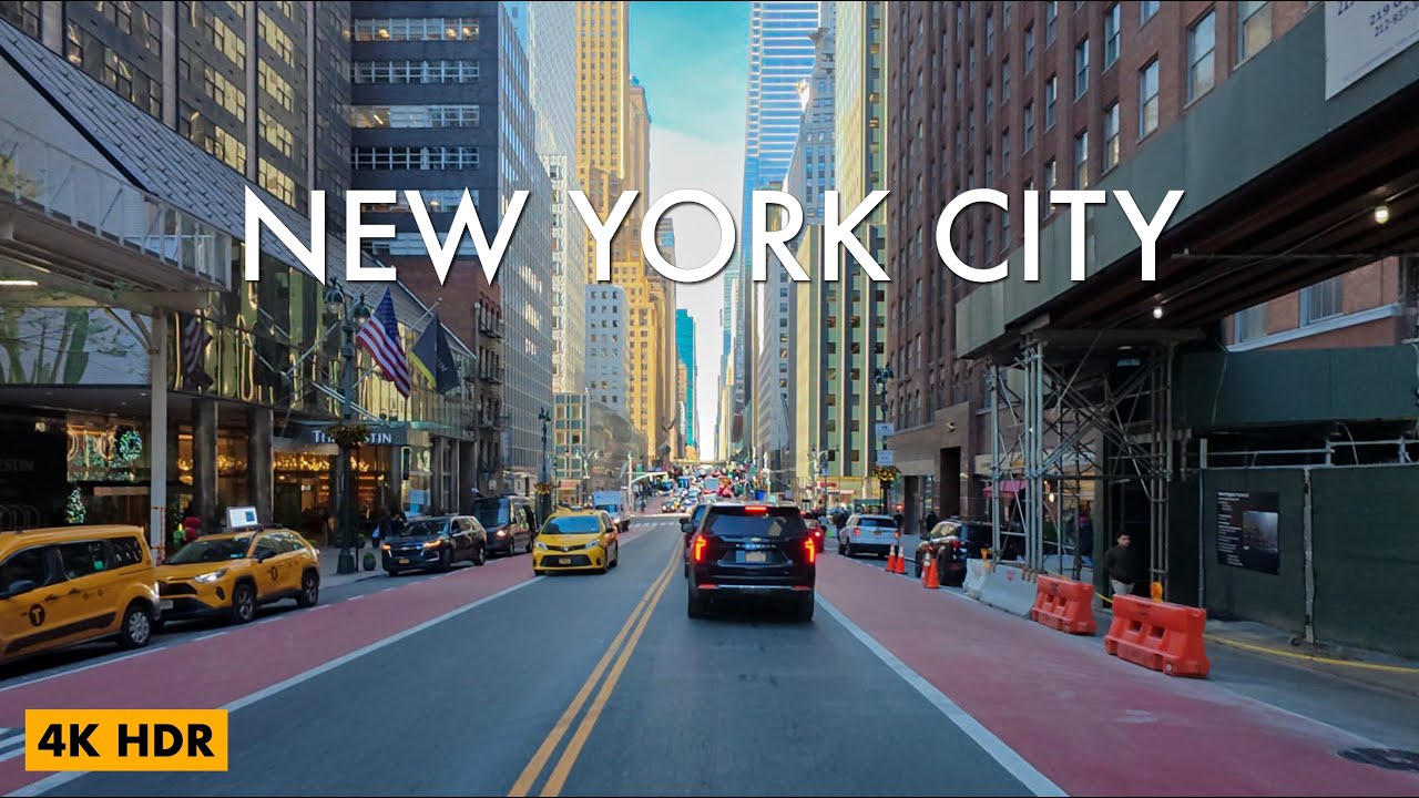 NYC 4K Drive | JFK Airport to Midtown Manhattan 🛬 (Dec 2025)