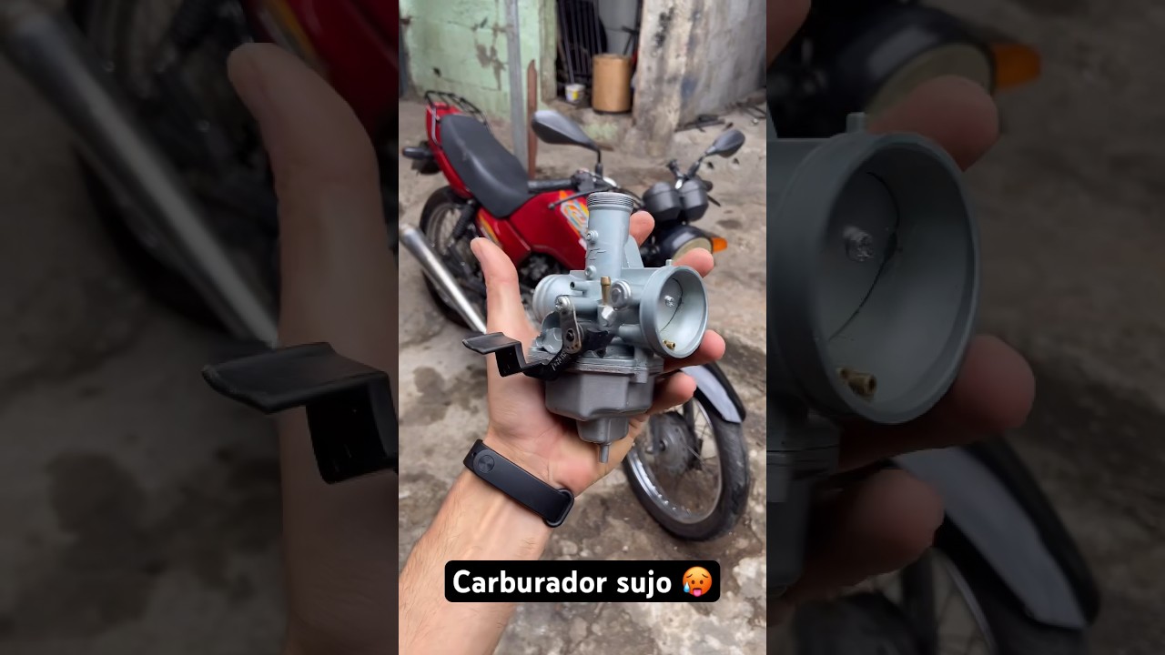Limpando carburador 🤩 #shorts #youtubeshorts #moto #motovlog #mecanica #dicas #tutorial