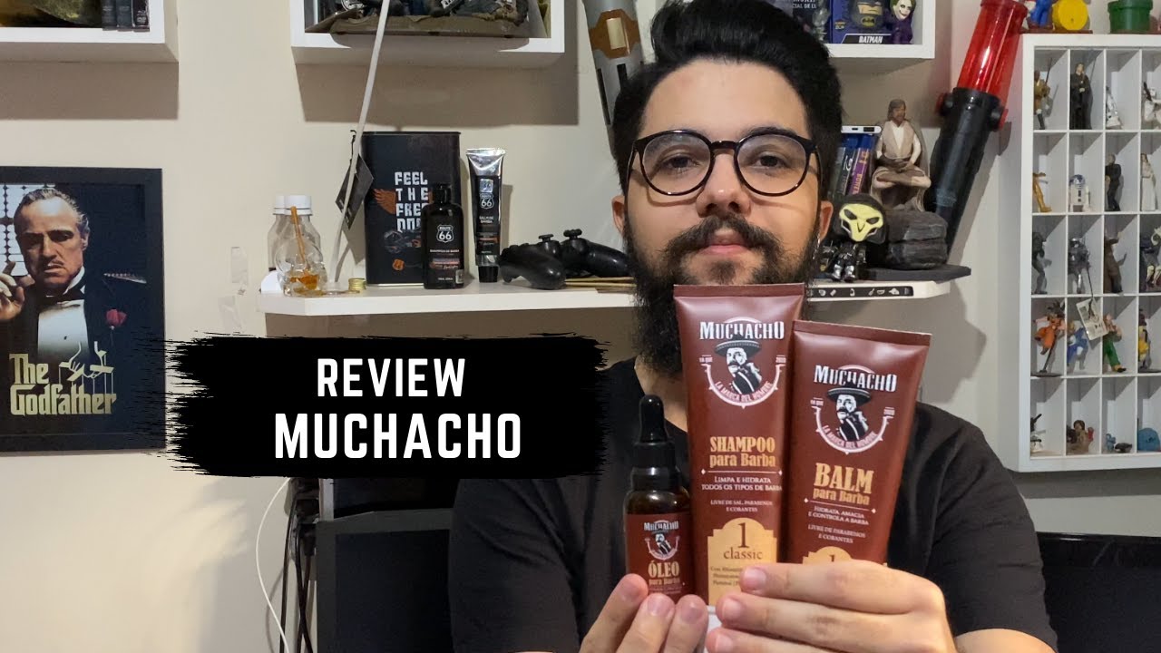 Review Produtos Muchacho!!! - Balm Para Barba, Shampoo e Oleo!!!