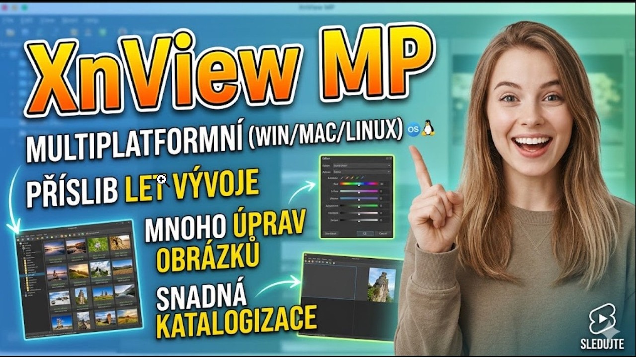 XnView MP - multiplatformn&iacute; prohl&iacute;žeč obr&aacute;zků s podporou stovek form&aacute;tů