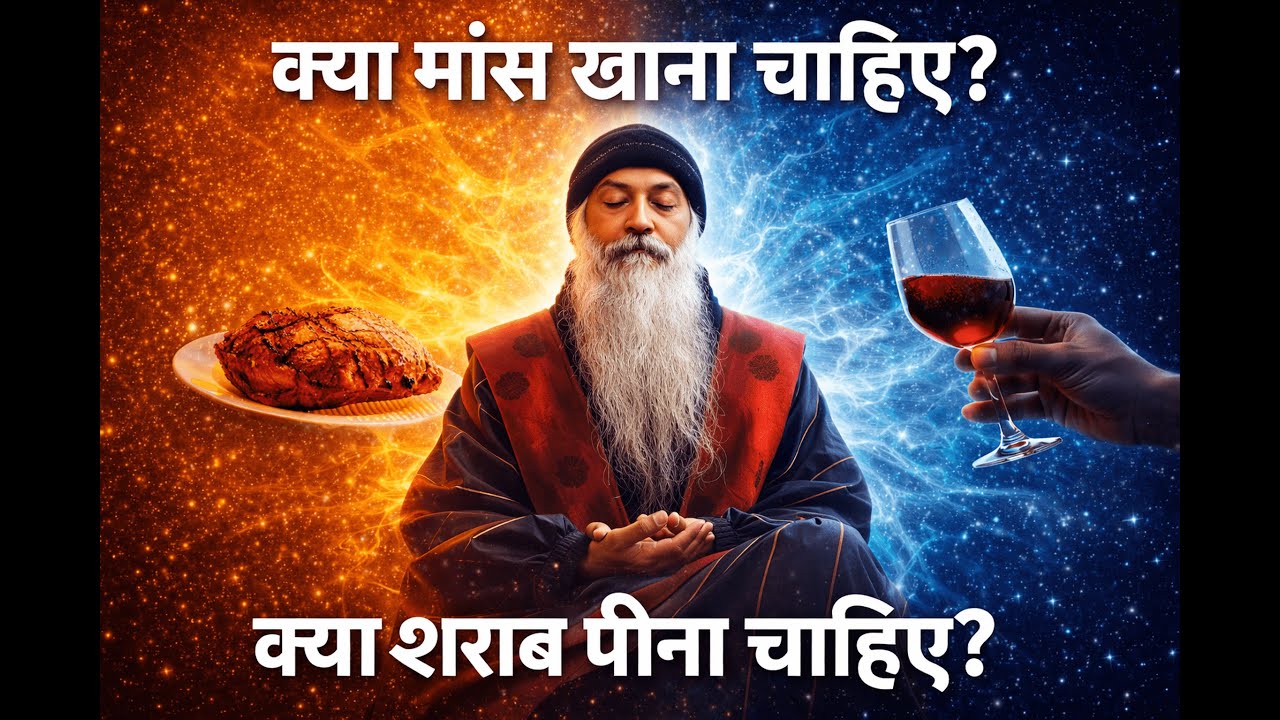 क्या मांस खाना चाहिए? क्या शराब पीना चाहिए? - ओशो