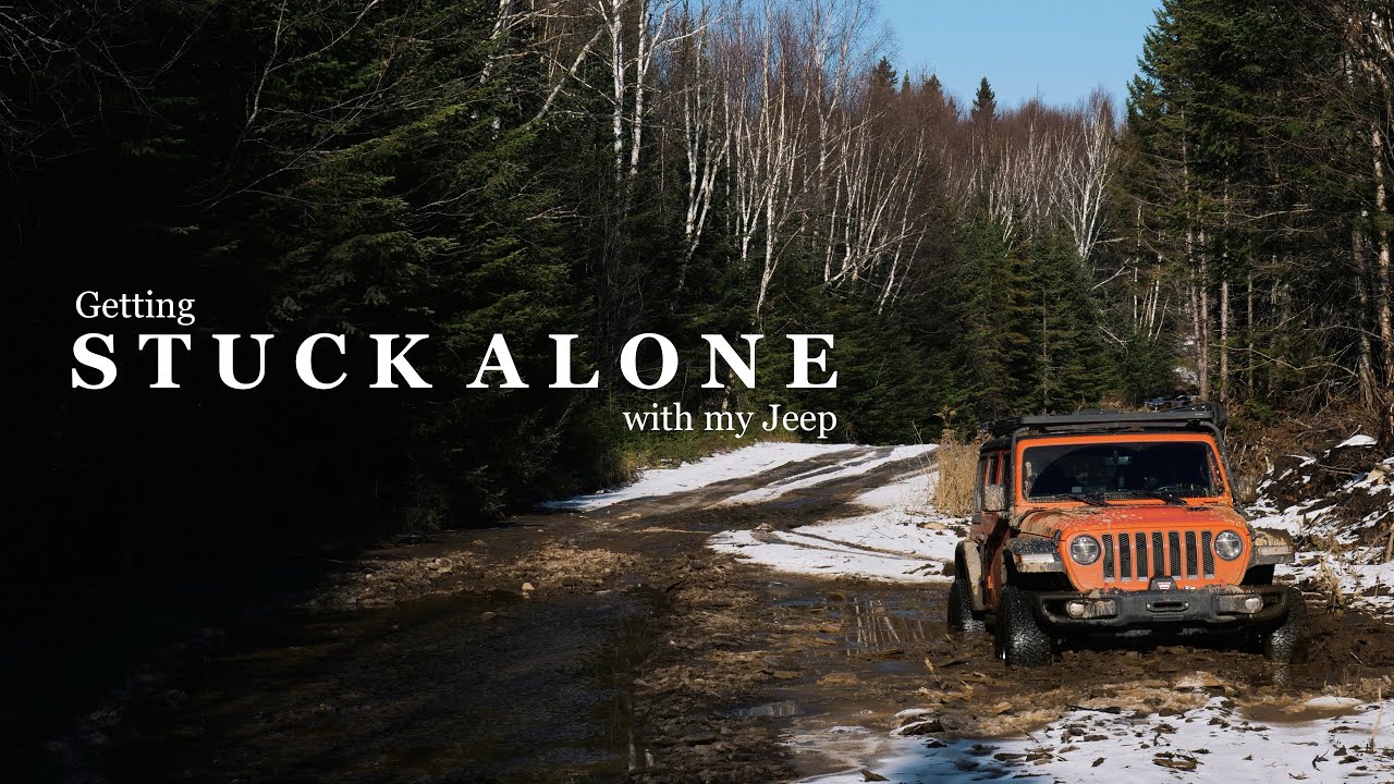 Getting Stuck ALONE with my Jeep | JEEP WRANGLER RUBICON OFF-ROAD ADVENTURE | 7A18