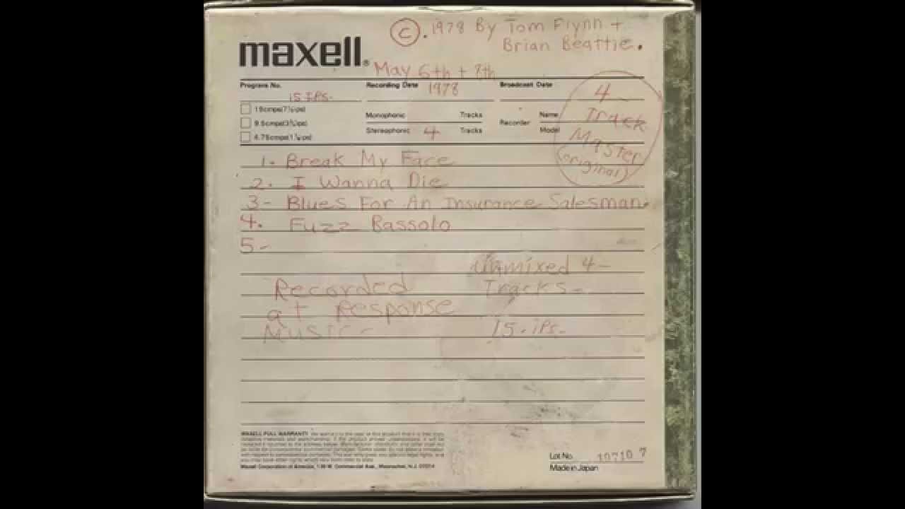 Tapeworm - Break My Face EP 1978