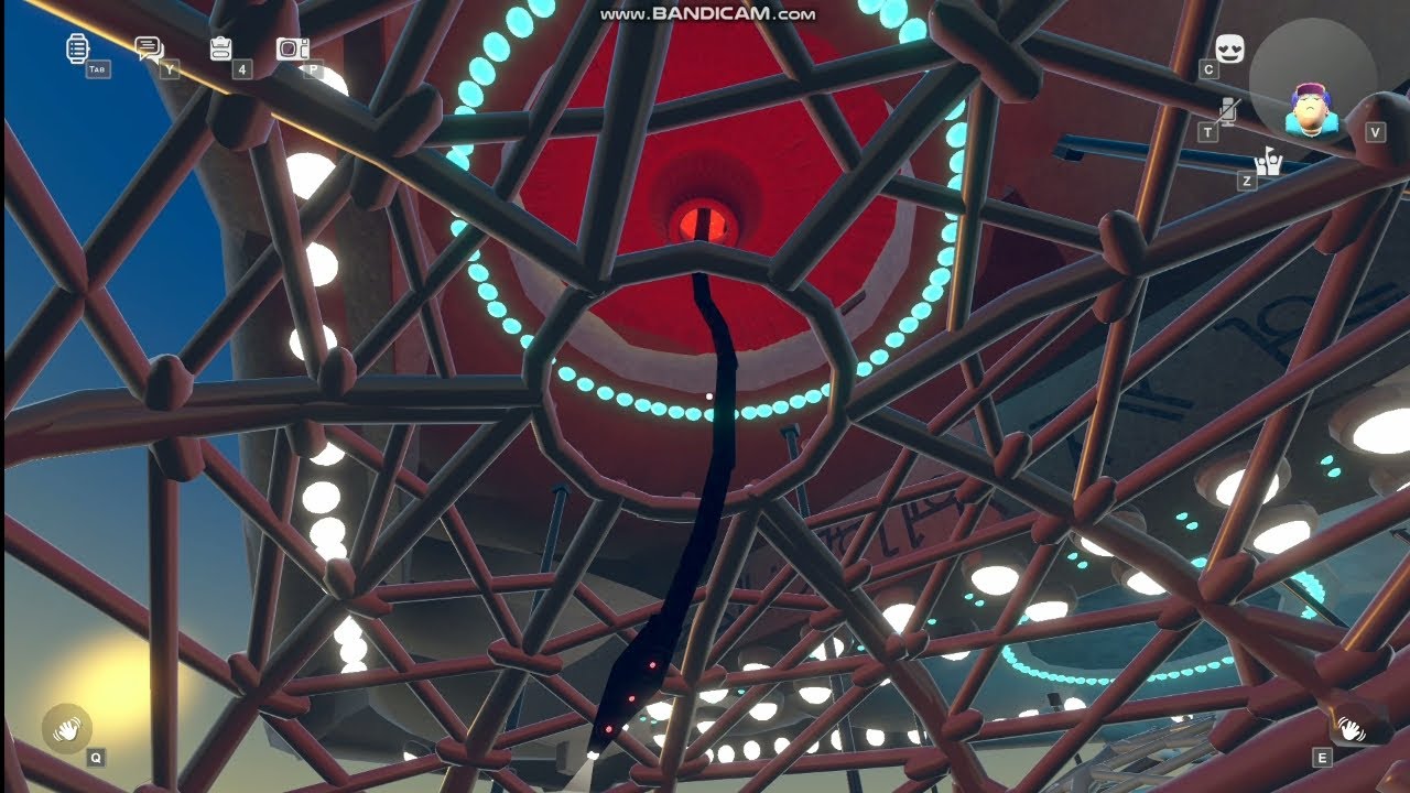 Tripod Cage In Rec Room Playing