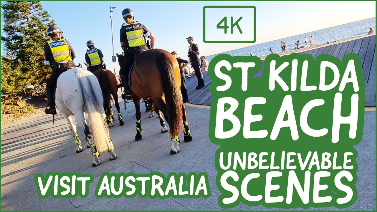 Melbourne St Kilda Beach walk tour 2022