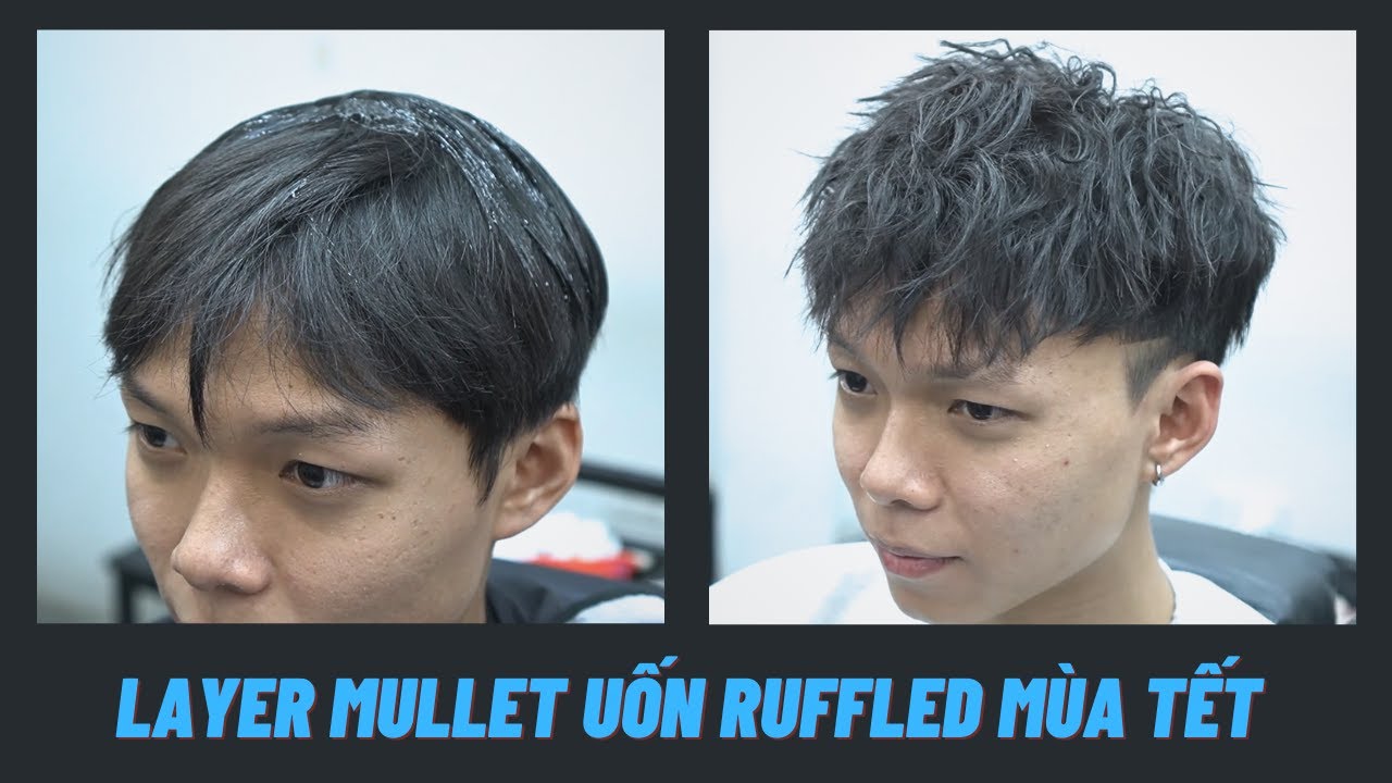 LAYER MULLET KẾT HỢP UỐN RUFFLED LÀM NHANH CÙNG - Hung BarberSharing