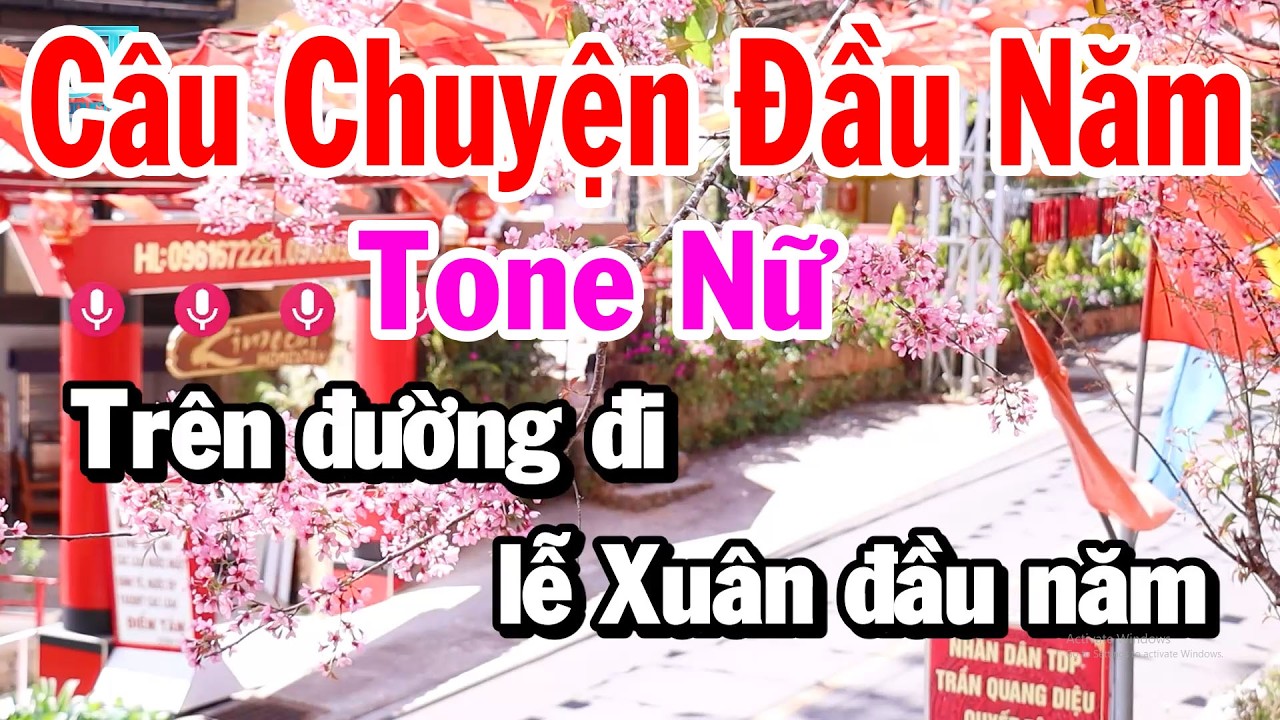 Câu Chuyện Đầu Năm Karaoke Tone Nữ Nhạc Xuân 2026 Dễ Hát