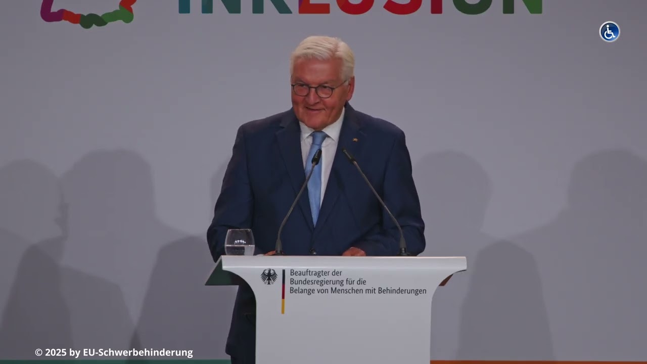 Steinmeier fordert konsequente Umsetzung der Inklusion als Menschenrecht