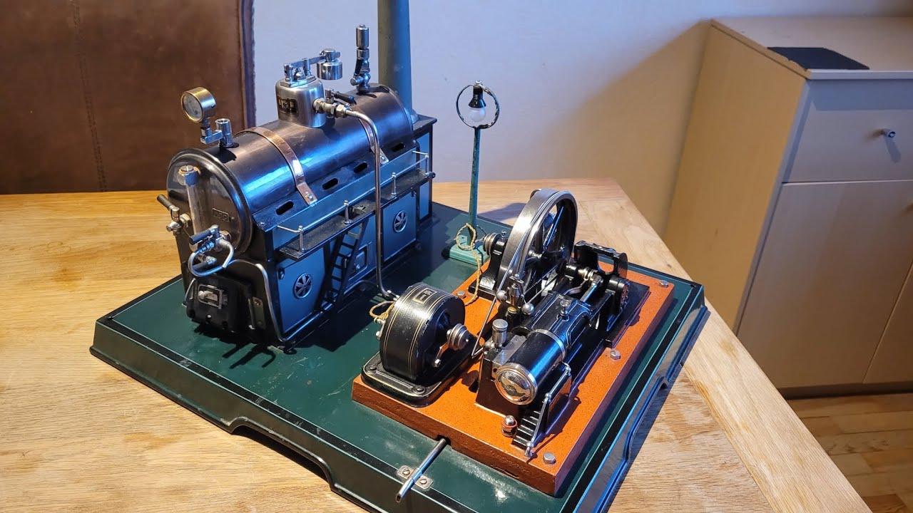 Dampfmaschine Märklin 4146/91/9  ( Test vom neuen Druckmanometer)