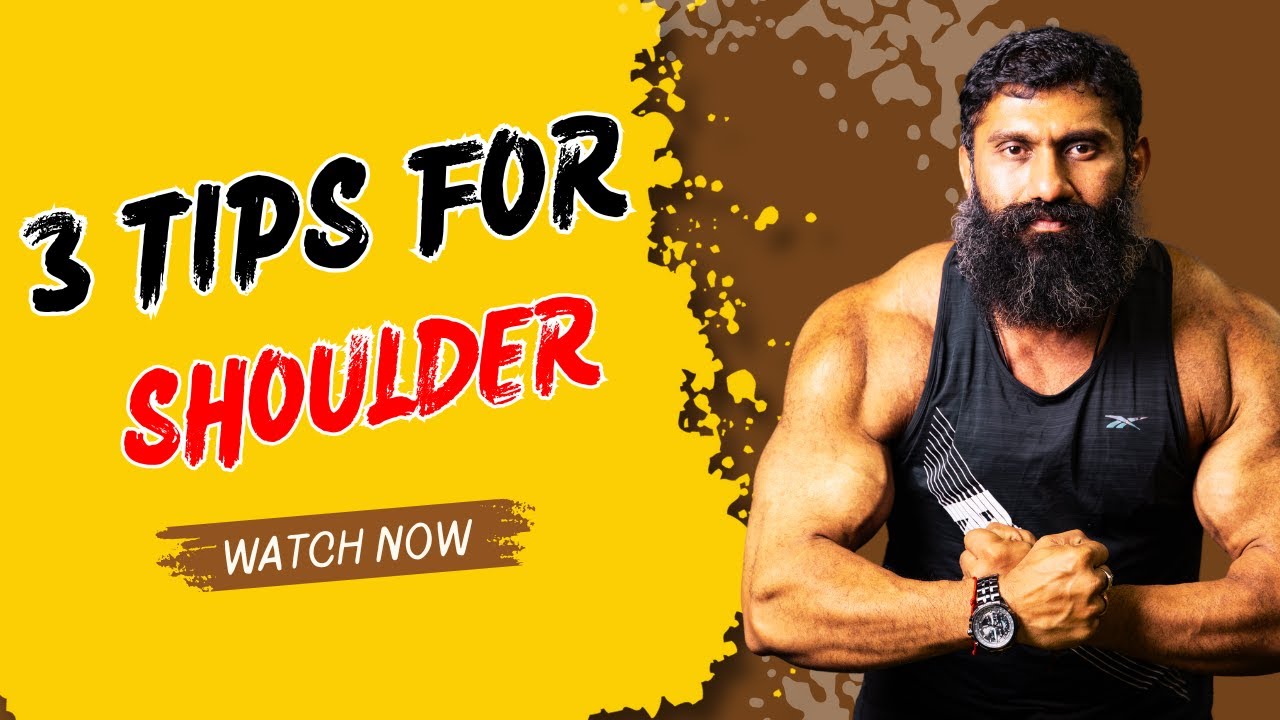 3 Tips for Shoulder development | Best tips for round shoulders | X reps | Biglee Tamil