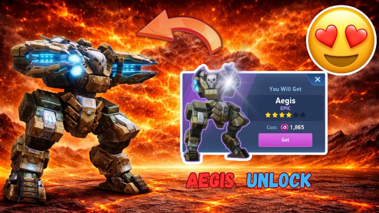Aegis unlocked final| Testing in HS | Mech Arena 