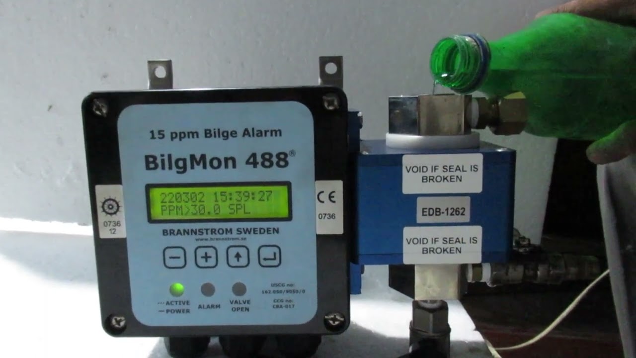 15 PPM BILGE ALARM TYPE: BILGMON488
