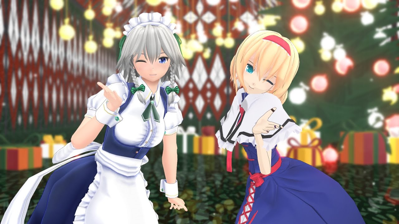 咲アリで「愛包ダンスホール(Heart Pie Dancehall)」#東方mmd #東方project #東方 #アイパイ