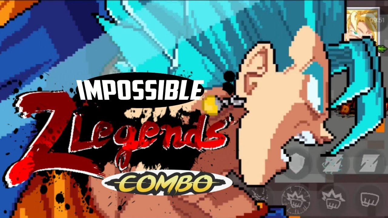Z LEGENDS 3 ⚔️ NEW UPDATE  ( IMPOSSIBLE ) vegito ssj blue combo, survival gameplay