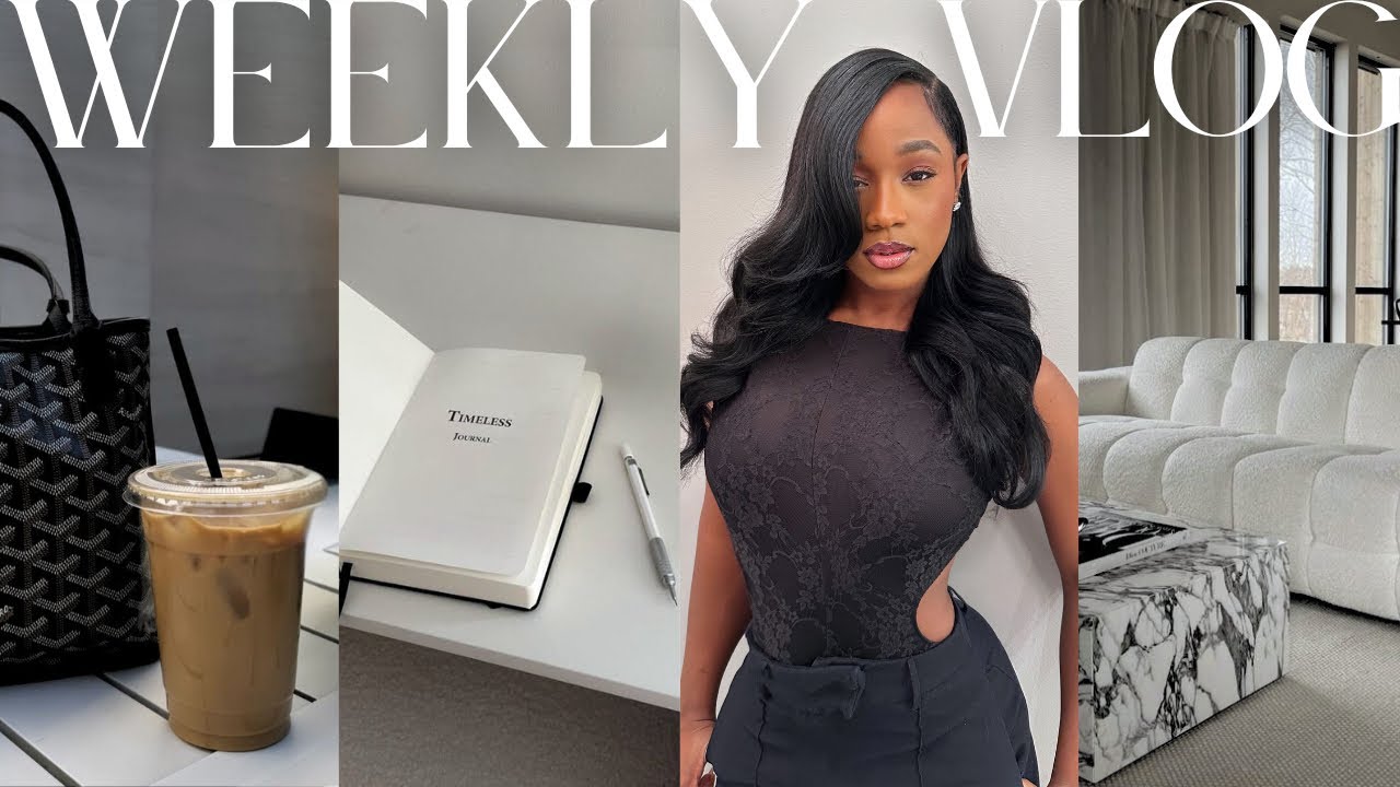 weekly vlog! this was a rough week for me + acne sucks + solo date + deep cleaning + journaling