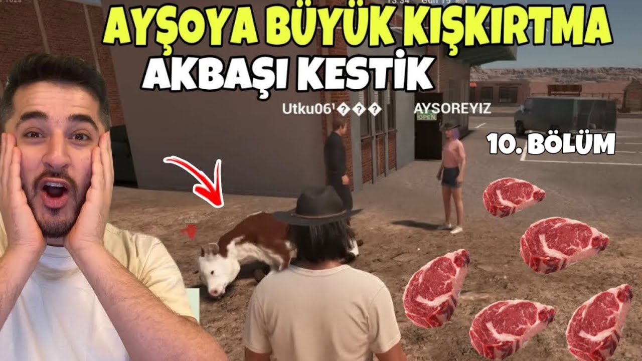 AYŞO YENGENİZİN AKBAŞINI ÇALIP, KESTİK! BÜYÜK KIŞKIRTMA OLDU! -RANCH SIMILATOR 4.SEZON 10.BÖLÜM