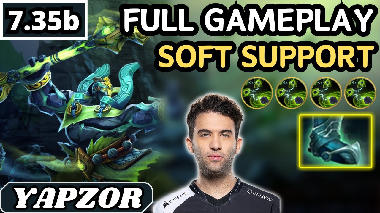 7.35b - Yapzor EARTH SPIRIT Soft Support Gameplay - Dota 2 Full Match Gameplay