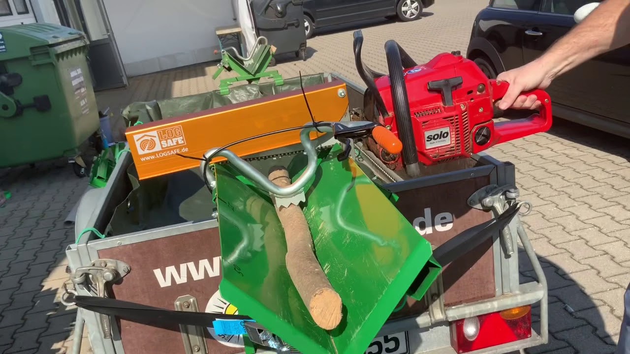 LOGSAFE Ecocut Sägebock Messe incl. allem Zubehör