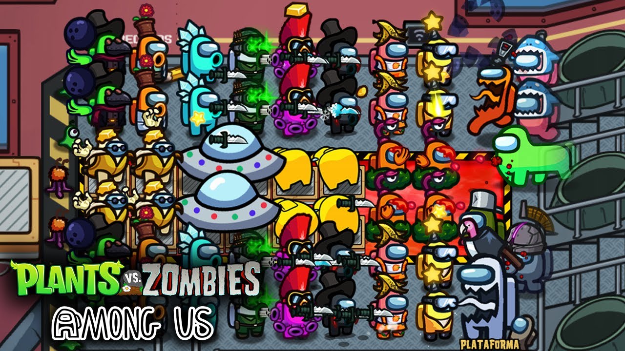 Plants vs Zombies Mod Among Us Ultra Widescreen | Crewmates vs Impostors | Download