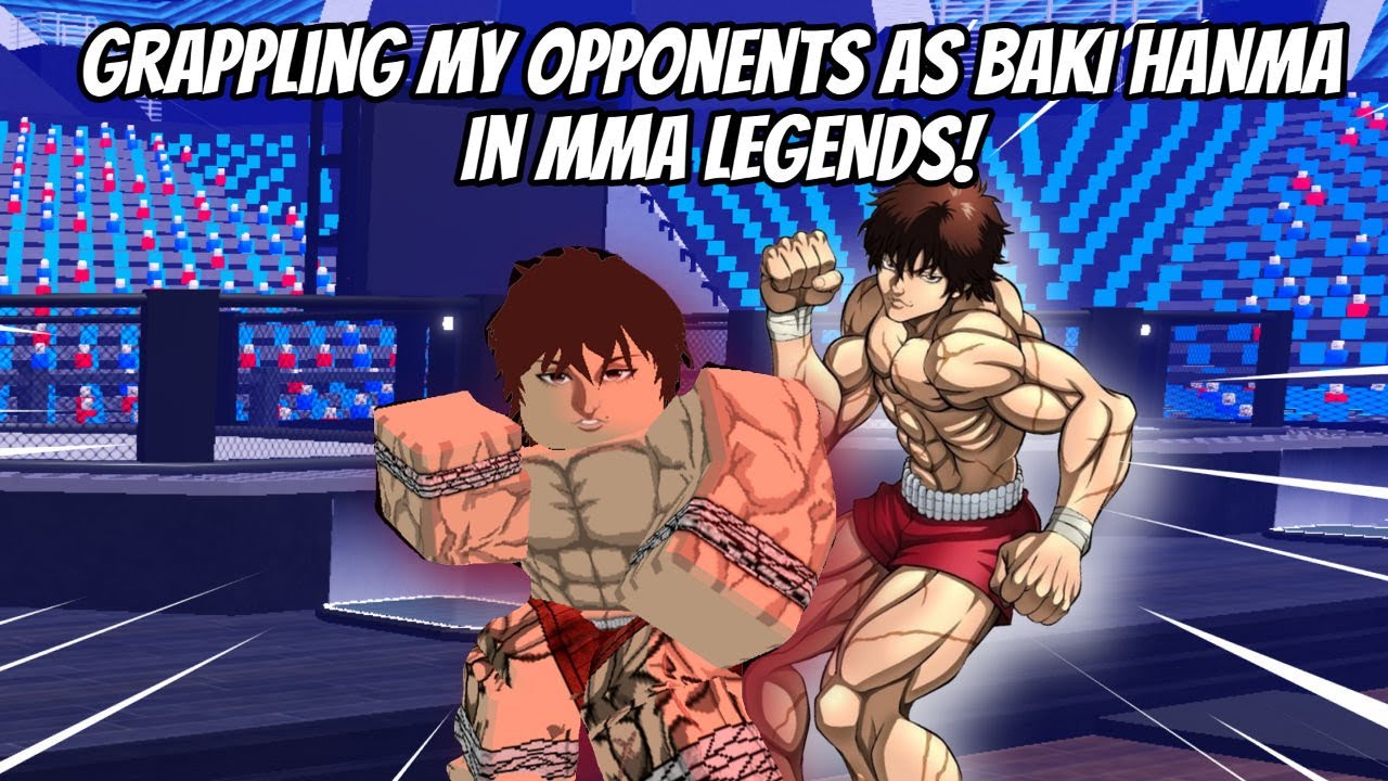 Grappling My Opponents as BAKI HANMA In MMA LEGENDS!