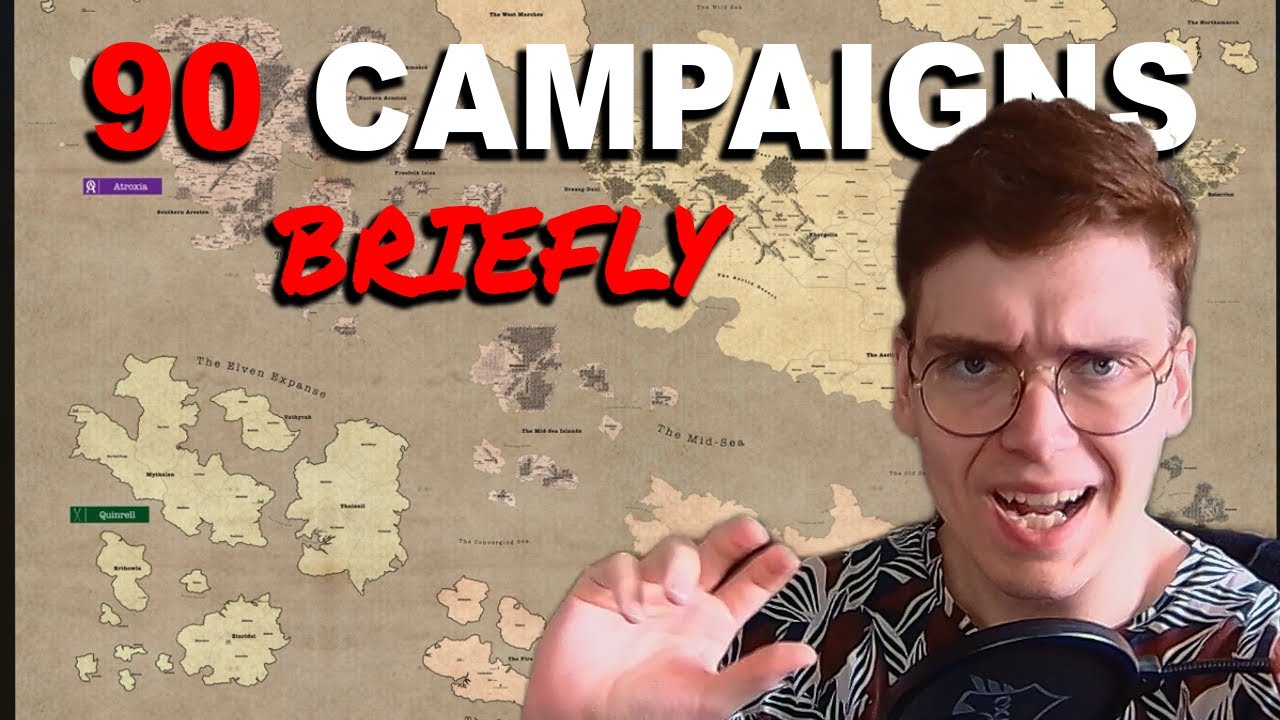 A brief introduction to the 90 campaigns I've run