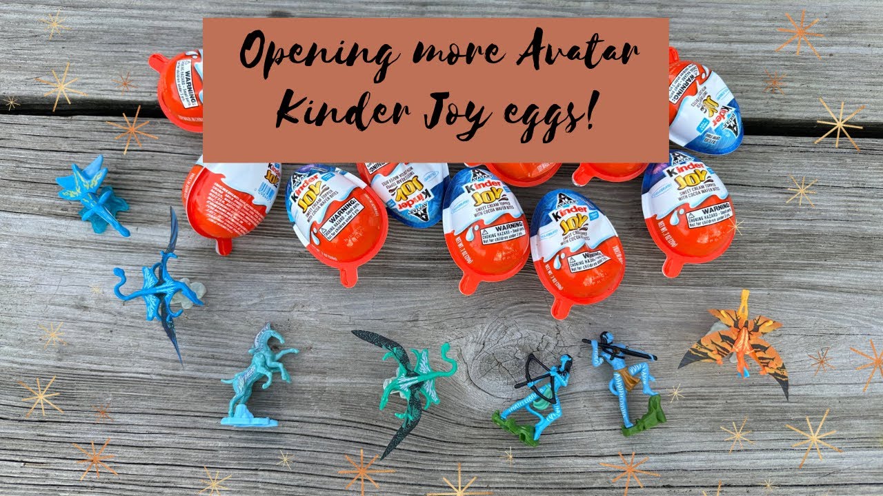 Opening more Avatar Kinder Joy Eggs!