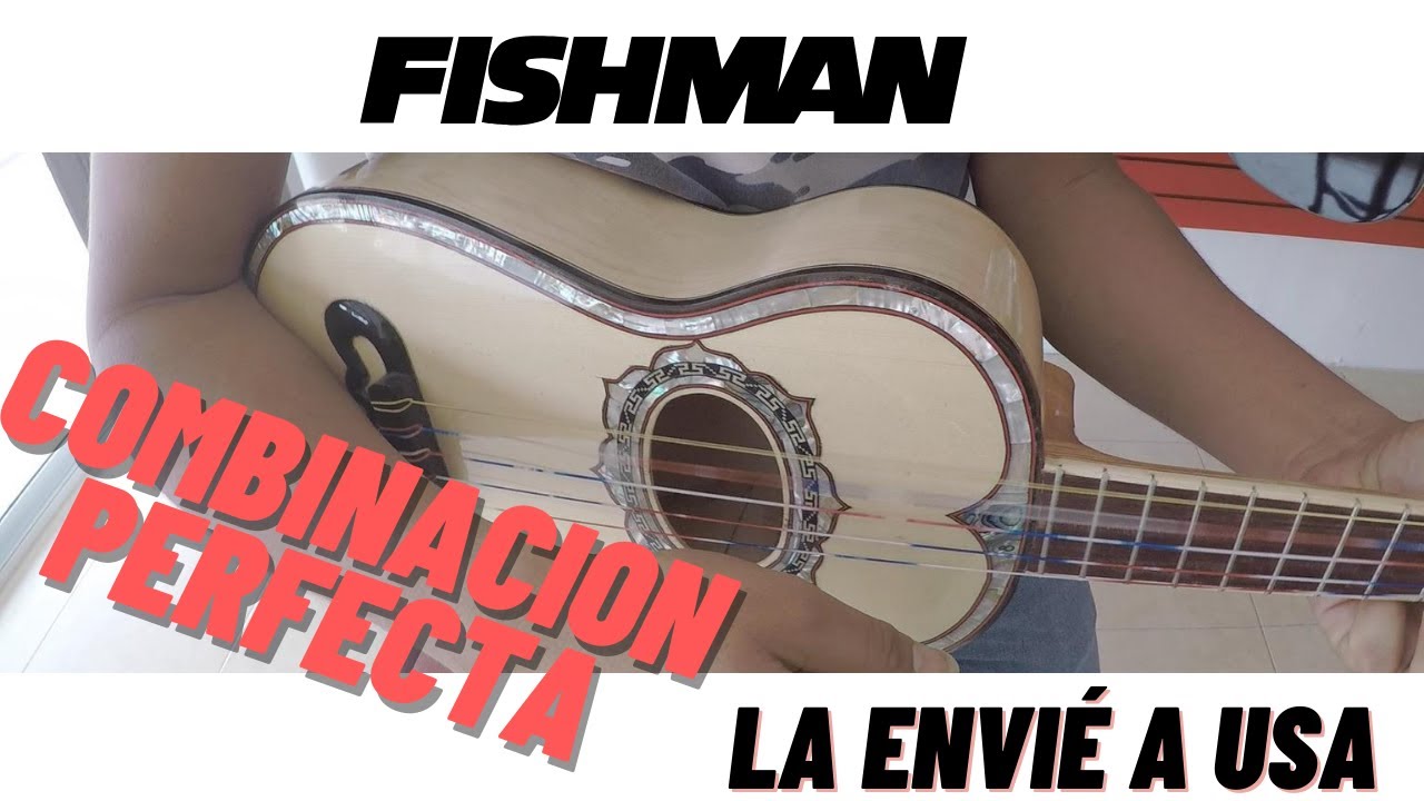 Jarana personalizada de Arce con pastilla Fishman Presys+