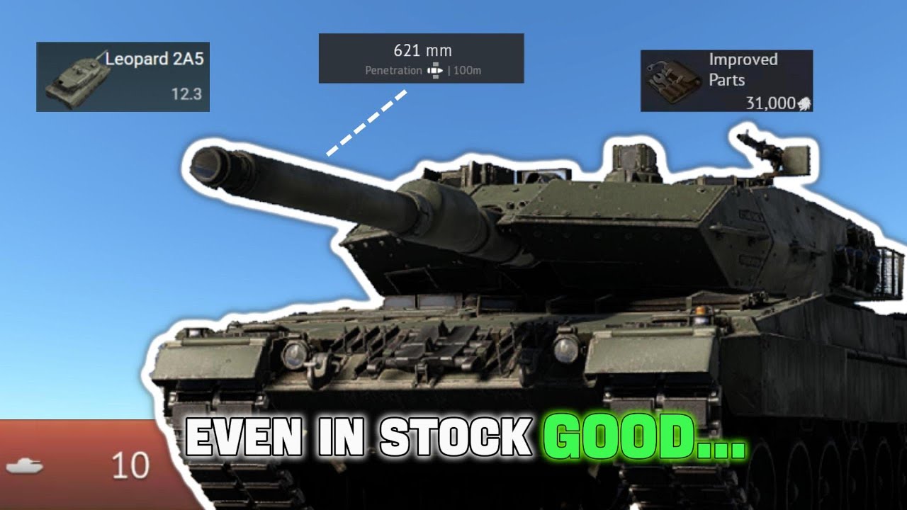 Опыт использования стандартной комплектации Leopard 2A5...🔥