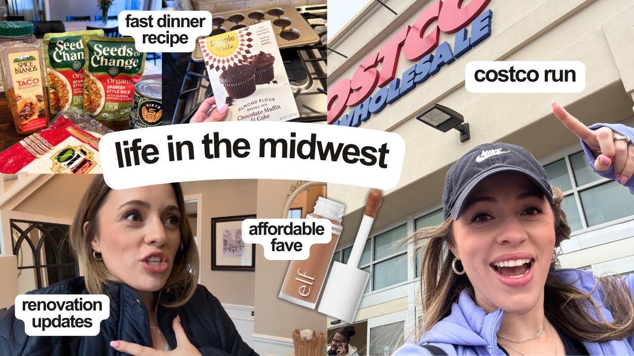 Week in my Life: Home updates, Trying a new hair tool, Drugstore makeup fave, Costco Shop with Us!