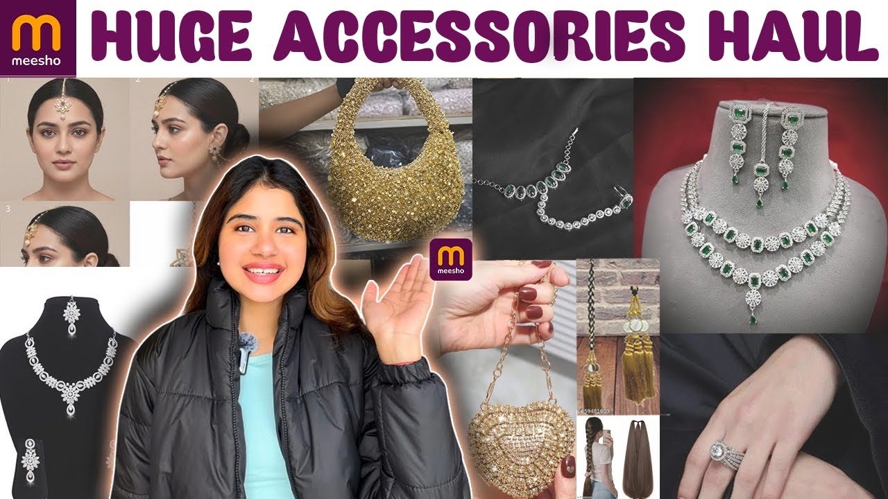 Meesho Accessories Haul | Meesho Wedding Jewellery Haul | Affordable accessories haul | Ad jewellery