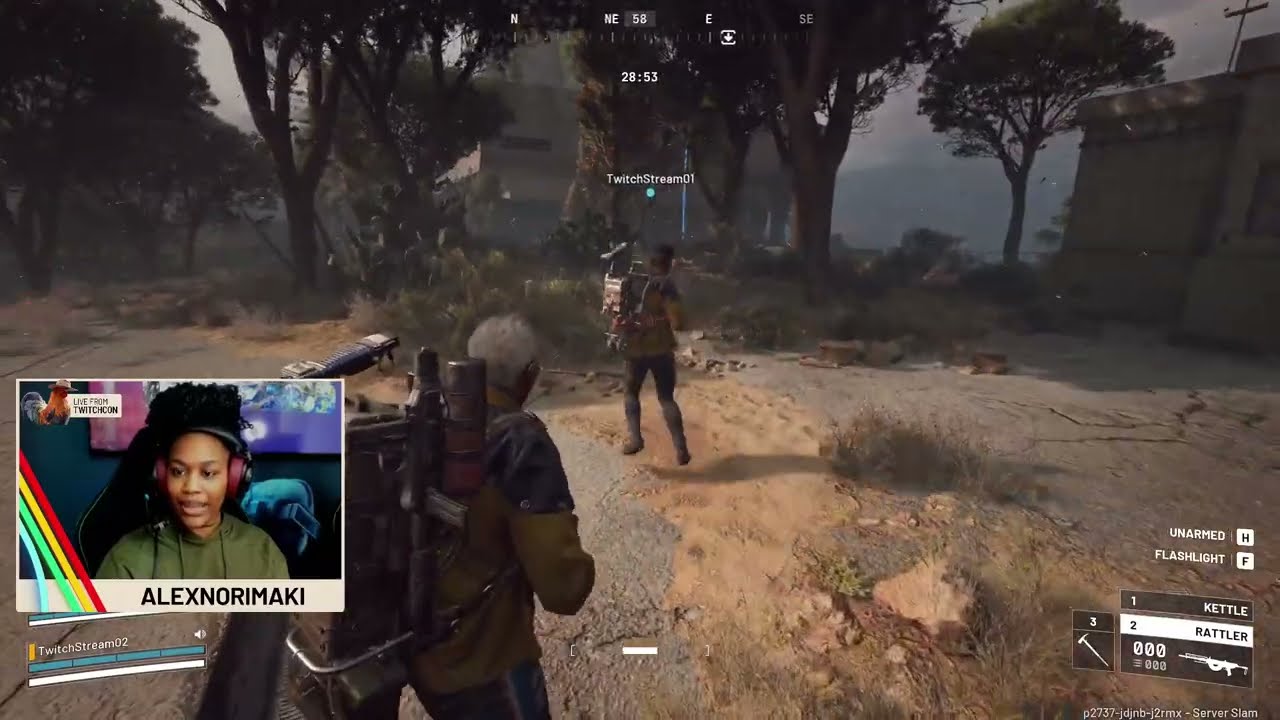 xQc teams up AlexNorimaki on Arc Raiders at Twitchcon