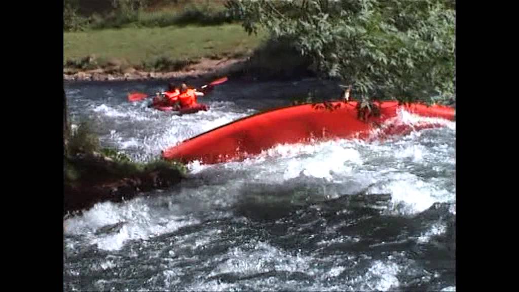 Wildwasser Kajak Wiesent Spaß