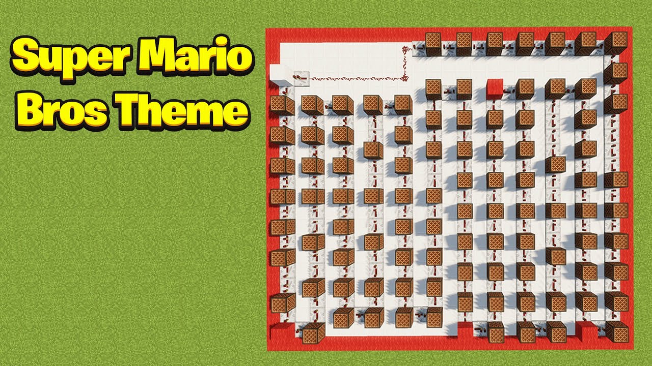 Super Mario Bros Theme Note Blocks Tutorial