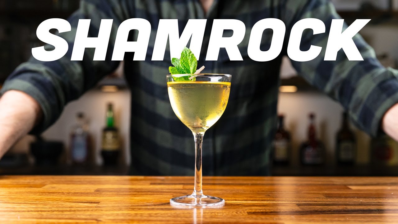 The SHAMROCK Cocktail. Make this CLASSIC for St. Patrick's Day!
