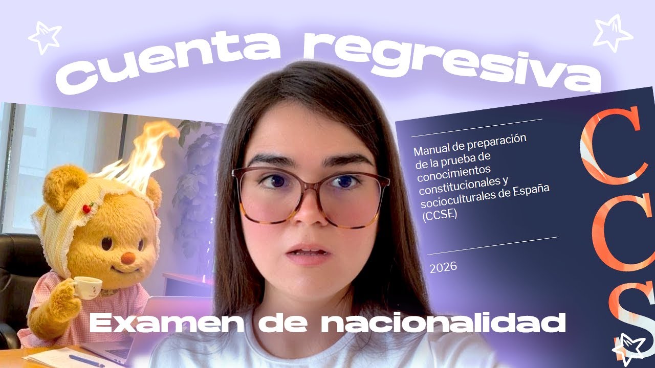 Cómo me estoy preparando para el examen de nacionalidad española🤔✅📖