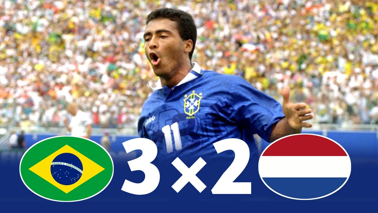 Brazil 3×2 Netherlands | 1994 World Cup Quarter Final Extended Highlights & All Goals HD