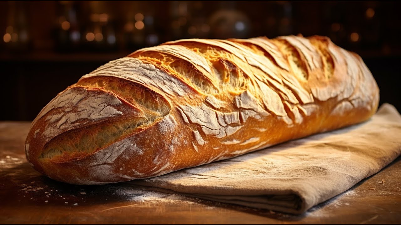 Rezept f&uuml;r schnelles, hausgemachtes Brot in 5 Minuten! Brot selber backen! 🍞