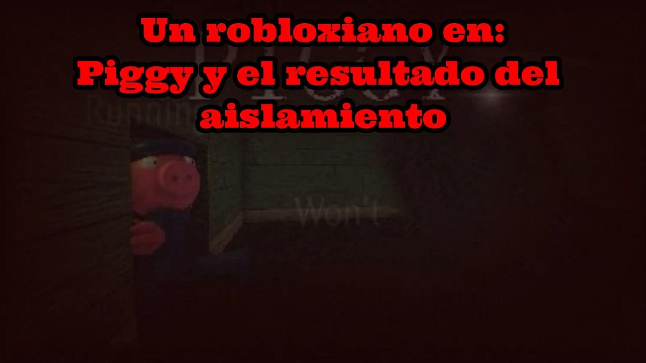 un robloxiano en piggy the result of isolatio