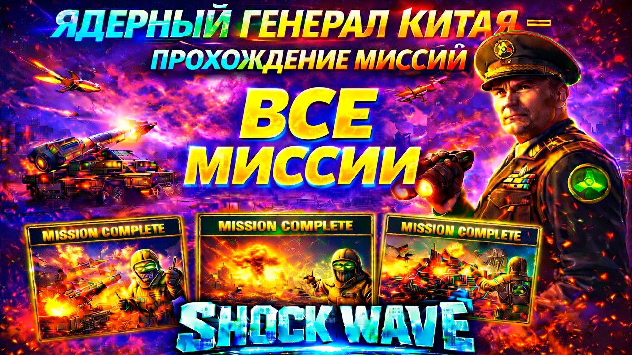 ПРОХОЖДЕНИЕ МИССИЙ: ЯДЕРНЫЙ ГЕНЕРАЛ (SHOCK WAVE GENERALS)