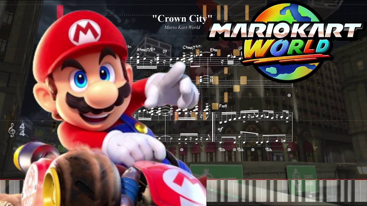 Crown City - Atsuko Asahi - Mario Kart World (Piano Arrangement)