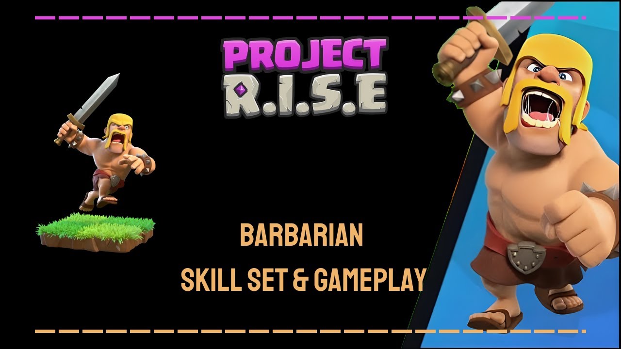 Barbarian Skills&Gameplay - PROJECT RISE